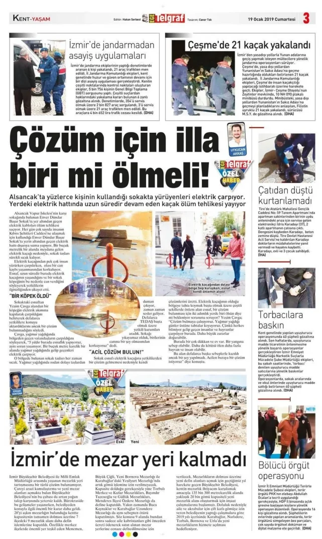 Ege Telgraf tam 5 sene önce uyardı!