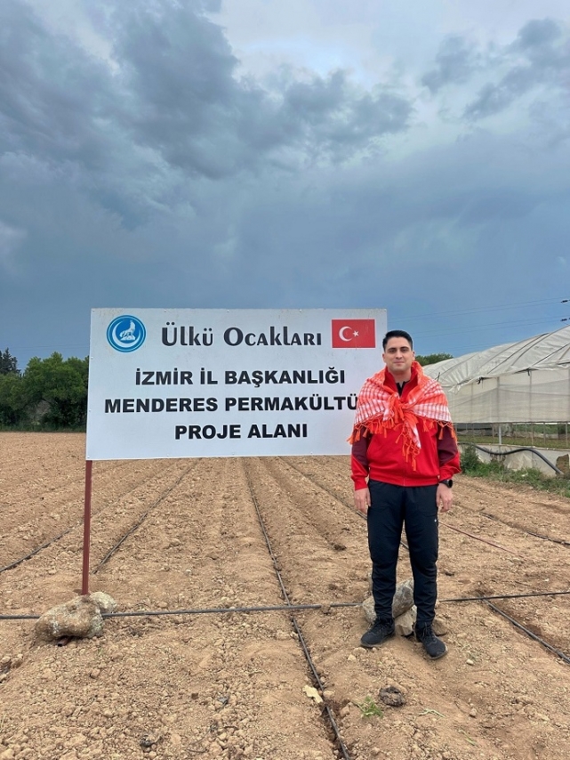 Ülkü Ocakları'ndan Menderes'te Permakültür Atağı