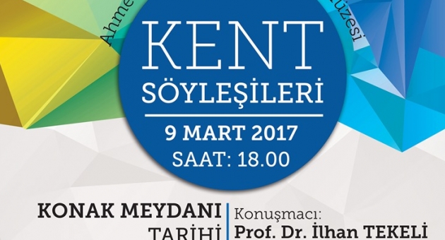 “Kent Söyleşileri”nin konuğu İlhan Tekeli
