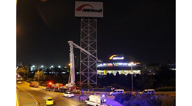 ANKAmall Alışveriş Merkezi'nde intihar girişimi