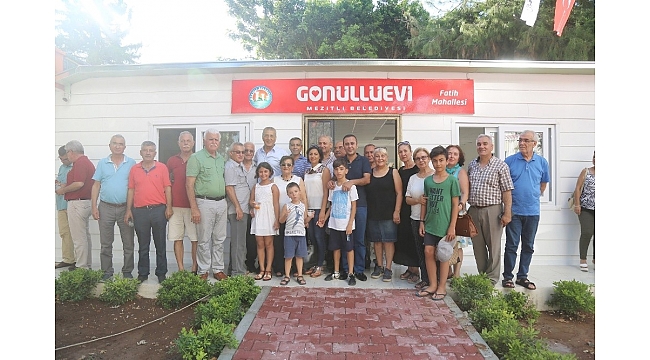 Mezitli Belediyesi, gönüllü evlerine bir yenisini daha ekledi