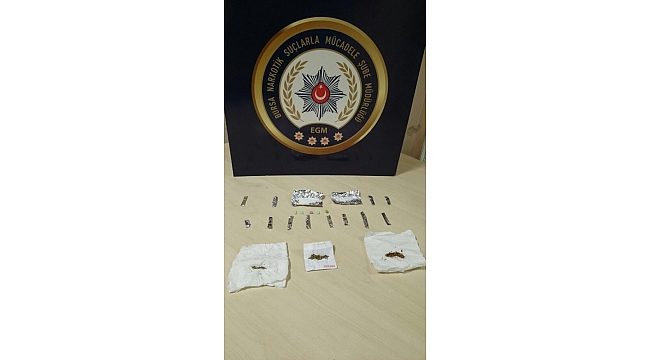 Bursa'da uyuşturucu operasyonu: 8 gözaltı