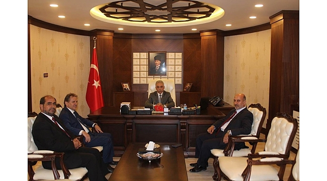 Diyanet görevlilerinden Vali Toprak'a ziyaret