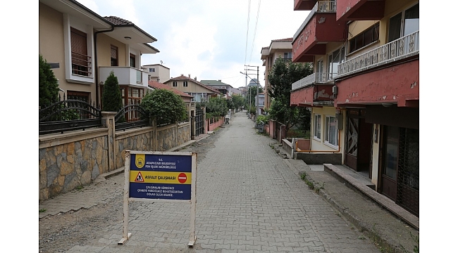 Hızırtepe Mahallesi'nde asfalt çalışmaları hız kazandı
