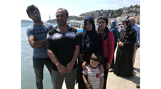 İstanbul Boğazı'nda kaybolan Furkan Yıldırım'ın anne ve babası arama yerine geldi