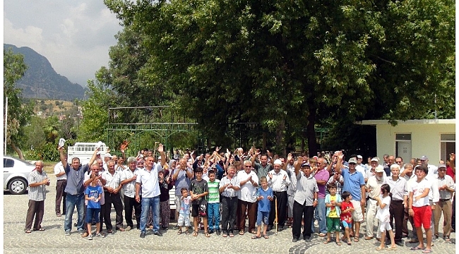 Mahallelinin mesire alanı eylemi