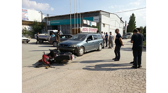 Sandıklı'da trafik kazası: 1 yaralı