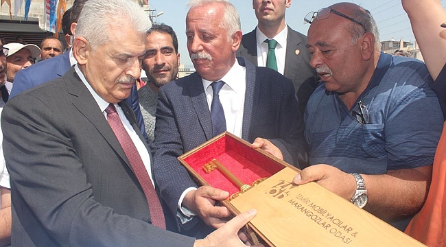 Başkan Özkoparan, Başbakandan Yeni Sanayi Sitesi Sözünü Kopardı
