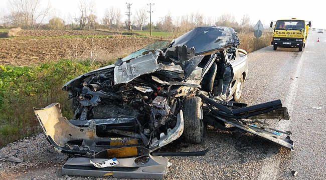 Biga'da trafik kazası: 1 ölü