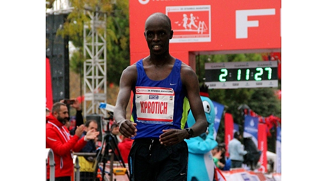 Vodafone 39. İstanbul Maratonu'nu erkeklerde Abraham Kiprotich kazandı
