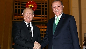 Cumhurbaşkanı Erdoğan, Rusya Devlet Başkanı Putin’i Külliyede karşıladı