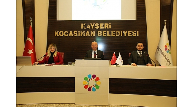 Kocasinan Belediyesi yılın ilk meclis toplantısını gerçekleştirdi