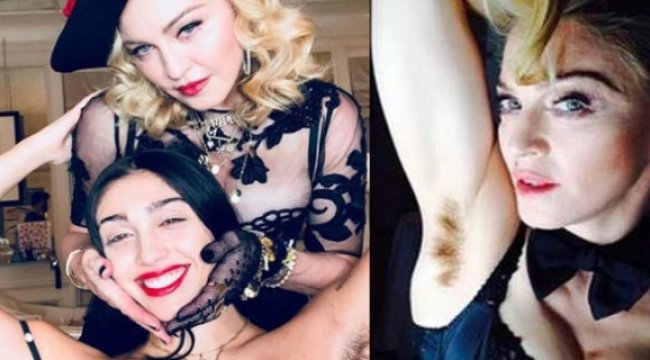Madonna'nın kızının tüylü görüntüsü olay oldu