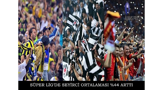 Süper Lig’de Seyirci Ortalaması %44 Arttı