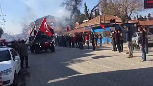 Mehmetçik Foça'dan Afrine böyle uğurlandı