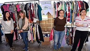 Bornova’da giysiler paylaştıkça çoğalıyor