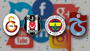 Dört büyükler'den  sosyal medyada kim lider?