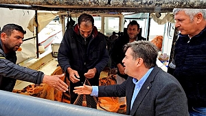 Oran'dan Çeşmeli Balıkçılara Tesis Müjdesi