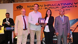 Doğal taş ihracatçılarında ödül coşkusu