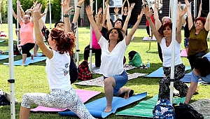 Yoga buluşmasına büyük ilgi