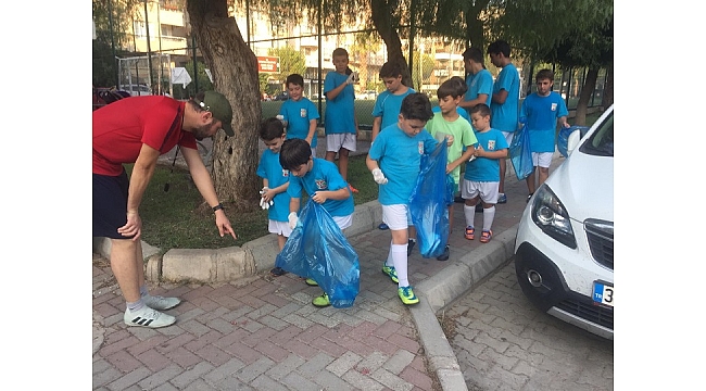 Bostanlıspor'dan temizlik seferberliğine katkı...