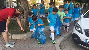 Bostanlıspor'dan temizlik seferberliğine katkı...