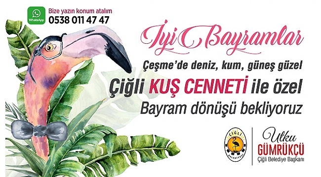 Çiğli’nin İncisi Kuş Cenneti Misafirlerini Bekliyor 