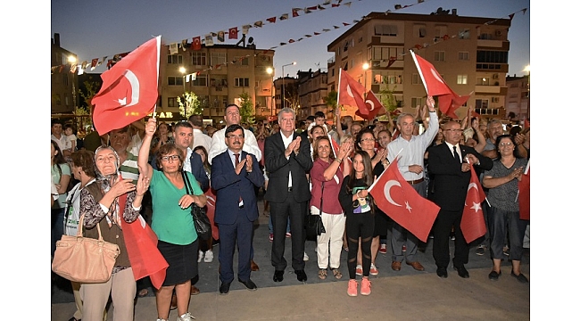 Narlıdere’de “Zafer” kutlaması