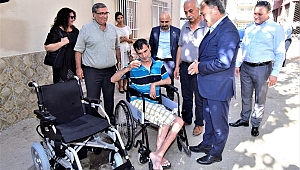 Serkan Yılmaz da akülü sandalyesine kavuştu