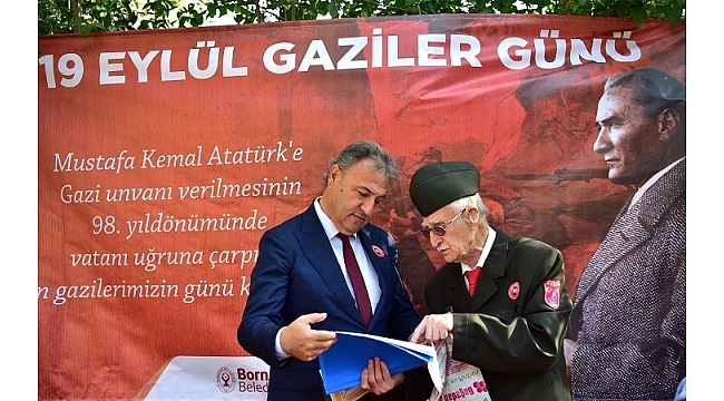 Bornova’da gazilere vefa