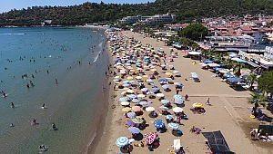 Menderes Sahillerinde Sezon Devam Ediyor