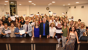 Narlıdereli üretici kadınların sertifika heyecanı!