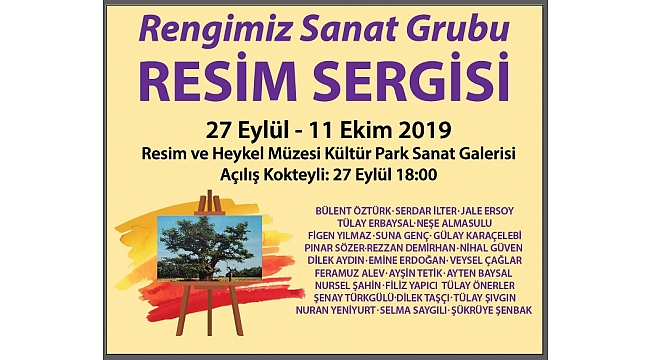 Rengimiz Sanat Grubu’ndan İzmir’de karma sergi