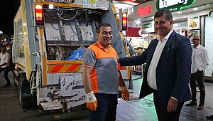 Karşıyaka’da gece gündüz çöp mesaisi