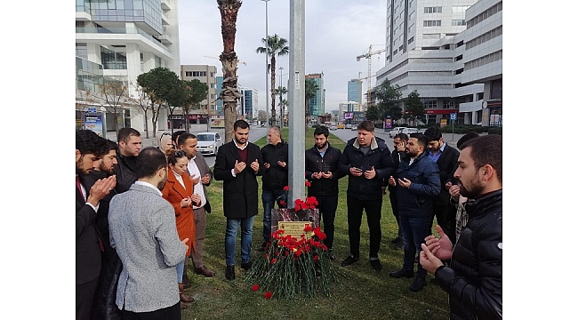 AK Gençler Fethi Sekin'i dualarla andı