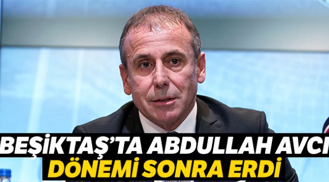 Beşiktaş'ta Teknik Direktör Abdullah Avcı ile yollar ayrıldı