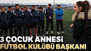 Bolu’da, 3 çocuk annesi iş kadını, futbol kulübüne başkan oldu