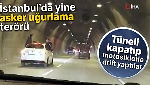 Asker uğurlamak için tüneli kapattılar