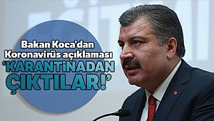 Bakan Koca'dan koronavirüsü açıklaması