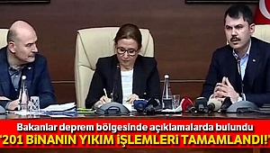 Bakanlar Elazığ'daki deprem bölgesinde