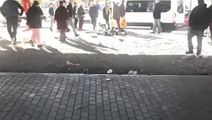 Bit Pazarıcılara Zabıta'dan Biber Gazlı Müdahele