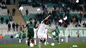 Bursaspor-Altay maçında davetsiz misafir