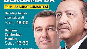 Cumhurbaşkanı Erdoğan Bergama’ya geliyor