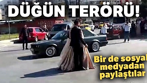 İstanbul'da düğün konvoylarında şoke eden görüntüler kamerada