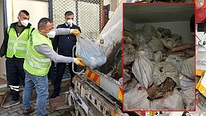 İzmir'deki baskında kaçak sakatat ve pişmiş kelle ele geçirildi