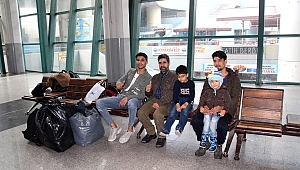 İzmir Otogarında göçmen hareketliliği