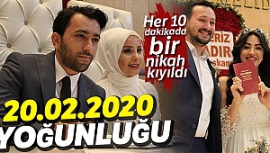 Nikah dairelerinde ‘özel’ gün yoğunluğu