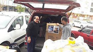 Paylaştıkça Derneği Elazığ’a yardım kolileri gönderdi