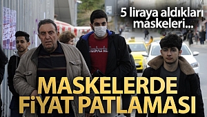 Tıbbi maskede fiyat patlaması