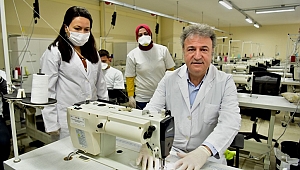 Altın Bilezik Atölyesi’nde maske üretimine başlandı